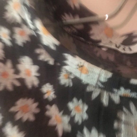 Zara summer dresses floral x2 same dress different colors size small both - Picture 15 of 15